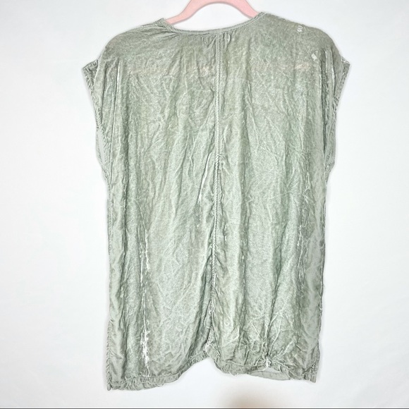 NWT CP Shades Sol V Neck Blouse in Jade Silver - Picture 5 of 8